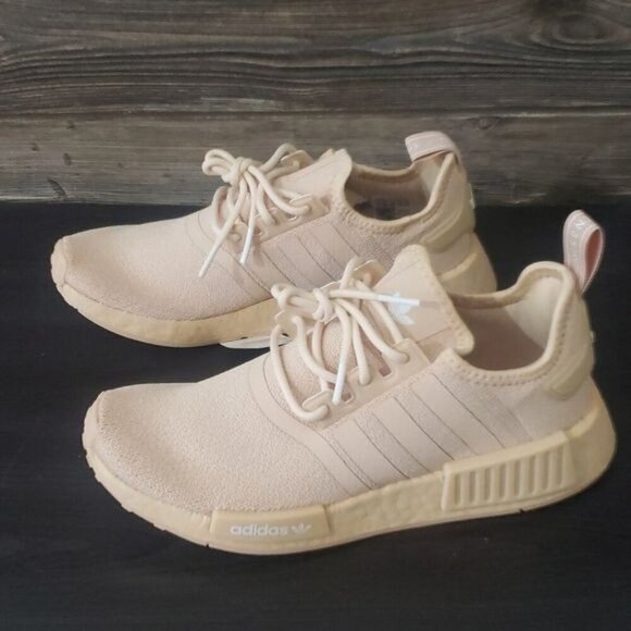 New Adidas NMD Blush Pink Sneakers Womens 9 Streetwear‎ Lightweight Casual Comfy - Picture 7 of 10